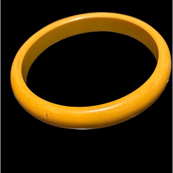 Vintage Bakelight / Plastic Marbled Bangle Bracelets Lot Of 3 * 6” Circumference - Picture 7 of 9